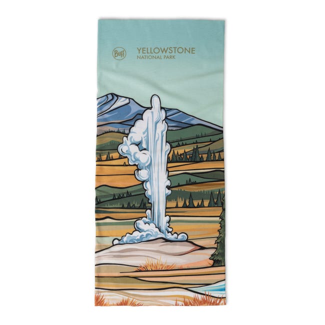 BUFF CoolNet UV® Neckwear - National Parks Yellowstone