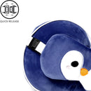 relaxeazzz Travel Pillow & Eye Mask Set Penguin