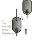 LifeStraw® Peak Series Gravity Filter System with Safe Water Storage 8L+8L