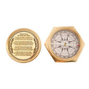 Vermont Lanterns Pocket and Desk Compass 復古黃銅航海羅盤(指南針) 901 Brass