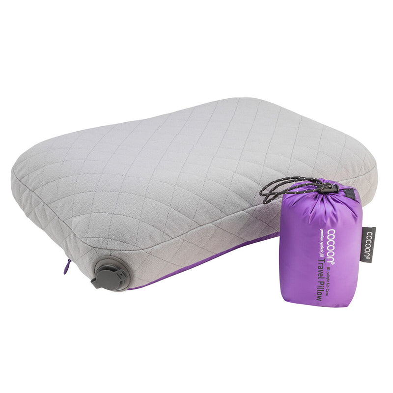 COCOON Air Core Pillow Ultralight 充氣枕頭 Purple/Grey