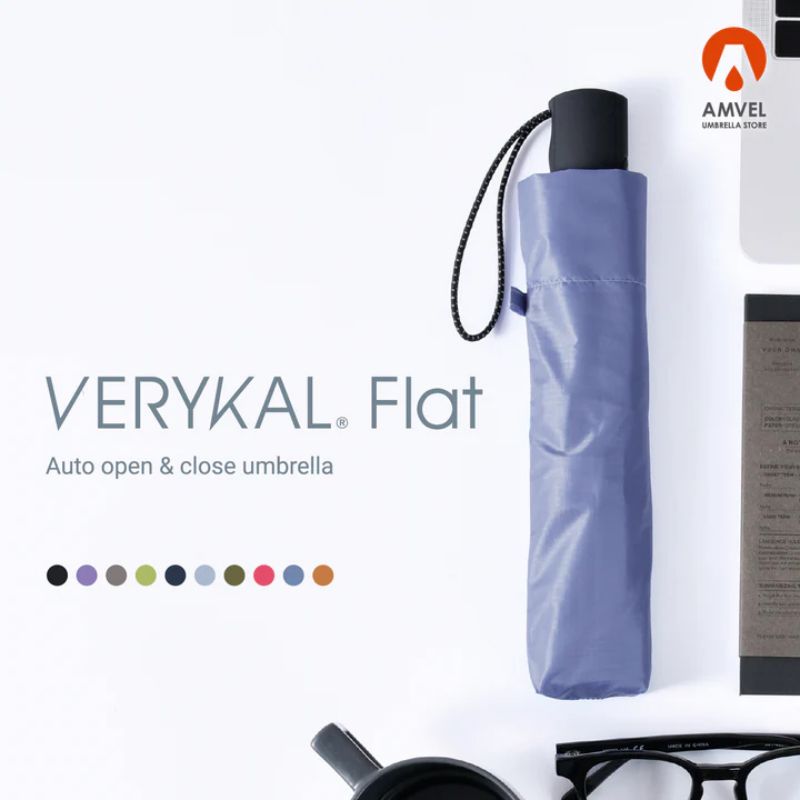 AMVEL VERYKAL Flat Auto Open & Close Umbrella