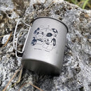 Belmont Titanium Single Wall Mug 300ml+450ml 香港山味.  對對杯 Set Limited Edition