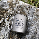 Belmont Titanium Single Wall Mug 300ml+450ml 香港山味.  對對杯 Set Limited Edition