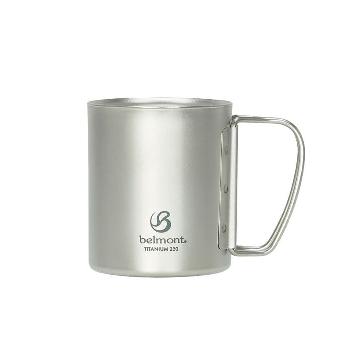 Belmont Titanium Double-walled Mug 220ml BM-500 雙層摺柄鈦杯