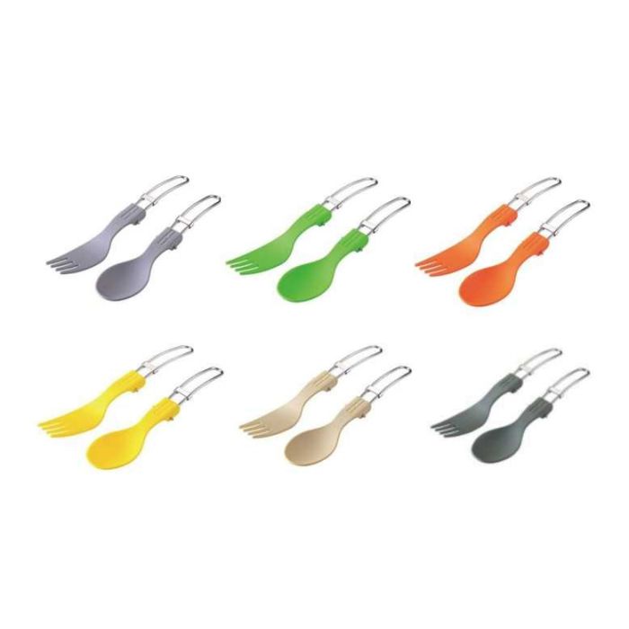 UNIFLAME Color Cutlery 彩色摺疊餐具套裝