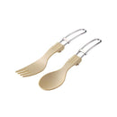 UNIFLAME Color Cutlery 彩色摺疊餐具套裝 Beige 668757