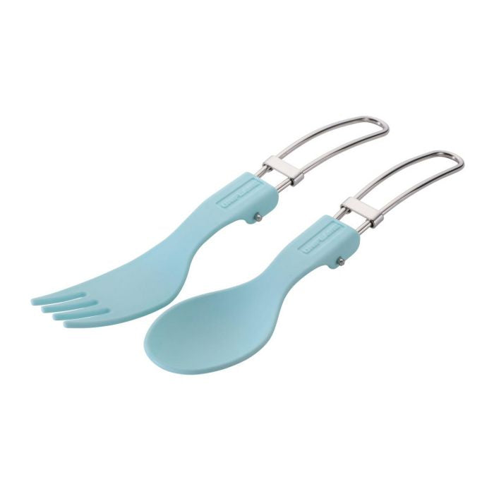 UNIFLAME Color Cutlery 彩色摺疊餐具套裝  Pastel Blue 668825