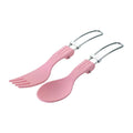 UNIFLAME Color Cutlery 彩色摺疊餐具套裝 Pastel Pink 668832
