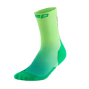 CEP Core Run Edt. Gradient Compression Socks Mid Cut 5.0 Green/Lime Fade