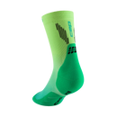 CEP Core Run Edt. Gradient Compression Socks Mid Cut 5.0 Green/Lime Fade