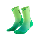 CEP Core Run Edt. Gradient Compression Socks Mid Cut 5.0 Green/Lime Fade