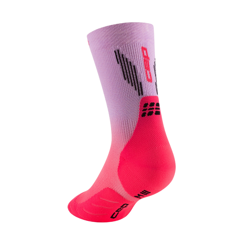 CEP Core Run Edt. Gradient Compression Socks Mid Cut 5.0 Men 男裝中筒跑步壓力襪 Pink/Lilac Fade