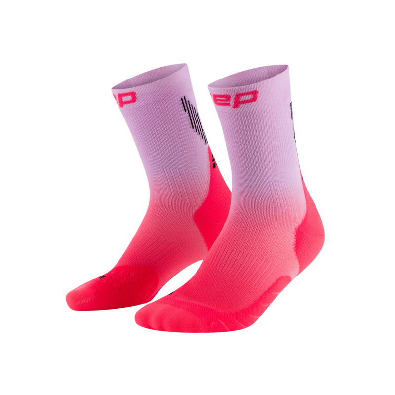 CEP Core Run Edt. Gradient Compression Socks Mid Cut 5.0 Men 男裝中筒跑步壓力襪 Pink/Lilac Fade