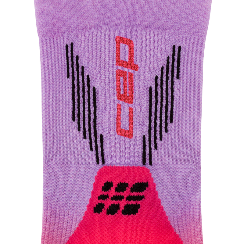 CEP Core Run Edt. Gradient Compression Socks Mid Cut 5.0 Men 男裝中筒跑步壓力襪 Pink/Lilac Fade