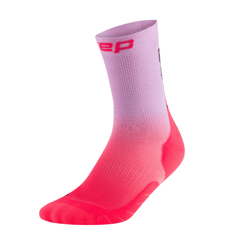 CEP Core Run Edt. Gradient Compression Socks Mid Cut 5.0 Men 男裝中筒跑步壓力襪 Pink/Lilac Fade