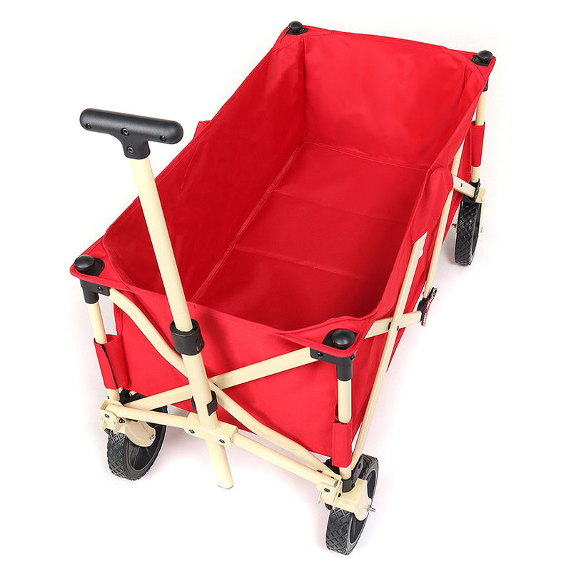 Chums Folding Wagon 戶外露營摺疊手拉車 Red/Beige