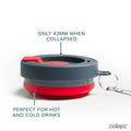 Colapz Collapsible Coffee Cup 摺疊式咖啡杯 Red
