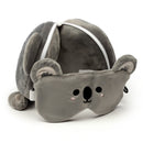 relaxeazzz Travel Pillow & Eye Mask Set Bindi the Koala