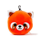 relaxeazzz Travel Pillow & Eye Mask Set Red Panda