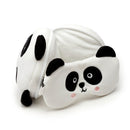 relaxeazzz Travel Pillow & Eye Mask Set Panda