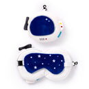 relaxeazzz Travel Pillow & Eye Mask Set Space Cadet