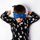 relaxeazzz Travel Pillow & Eye Mask Set Space Cadet