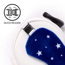 relaxeazzz Travel Pillow & Eye Mask Set Space Cadet