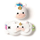 relaxeazzz Travel Pillow & Eye Mask Set Unicorn