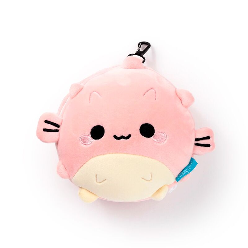 relaxeazzz Travel Pillow & Eye Mask Set Puffer Fish