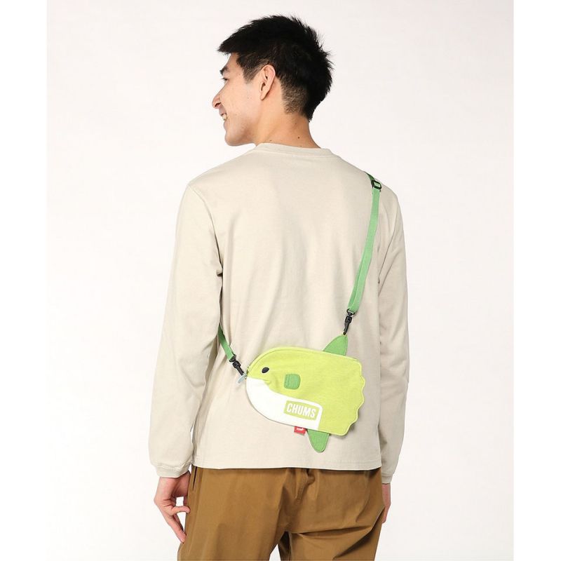 CHUMS Sunfish Shoulder Pouch 翻車魚造型迷你斜揹袋 CH60-3715