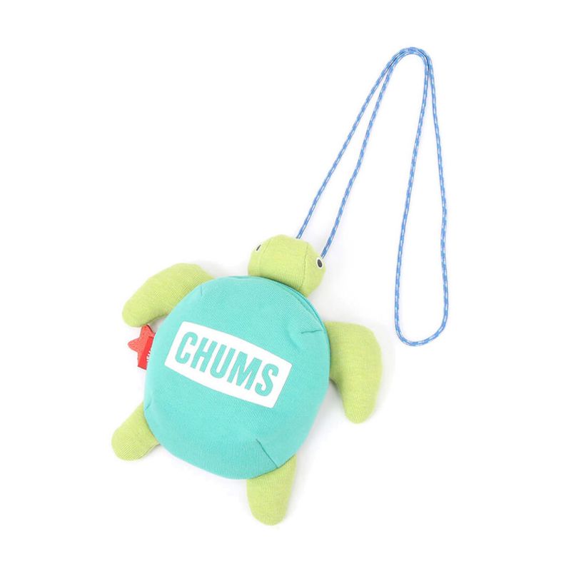 CHUMS Turtle Mini Pouch 海龜造型迷你斜揹袋 Aqua Green CH60-3717