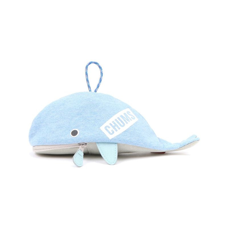 CHUMS Whale Zipper Pouch 鯨魚造型拉鍊收納袋 Sax CH60-3714