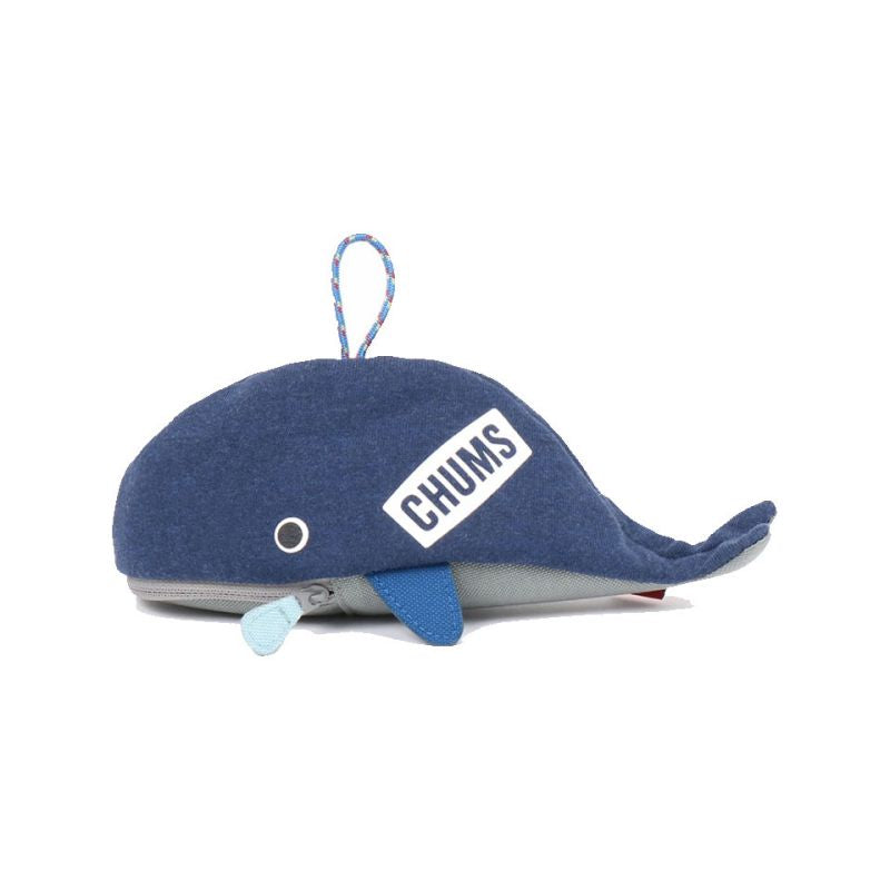 CHUMS Whale Zipper Pouch 鯨魚造型拉鍊收納袋 navy CH60-3714