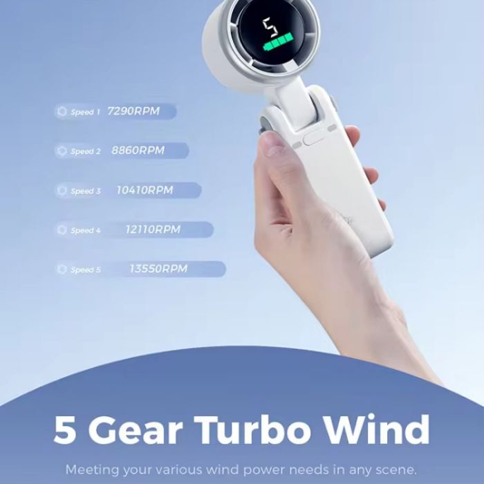 Diveblues Foldable Portable Turbo HighSpeed Fan 可折疊手提渦輪高速風扇