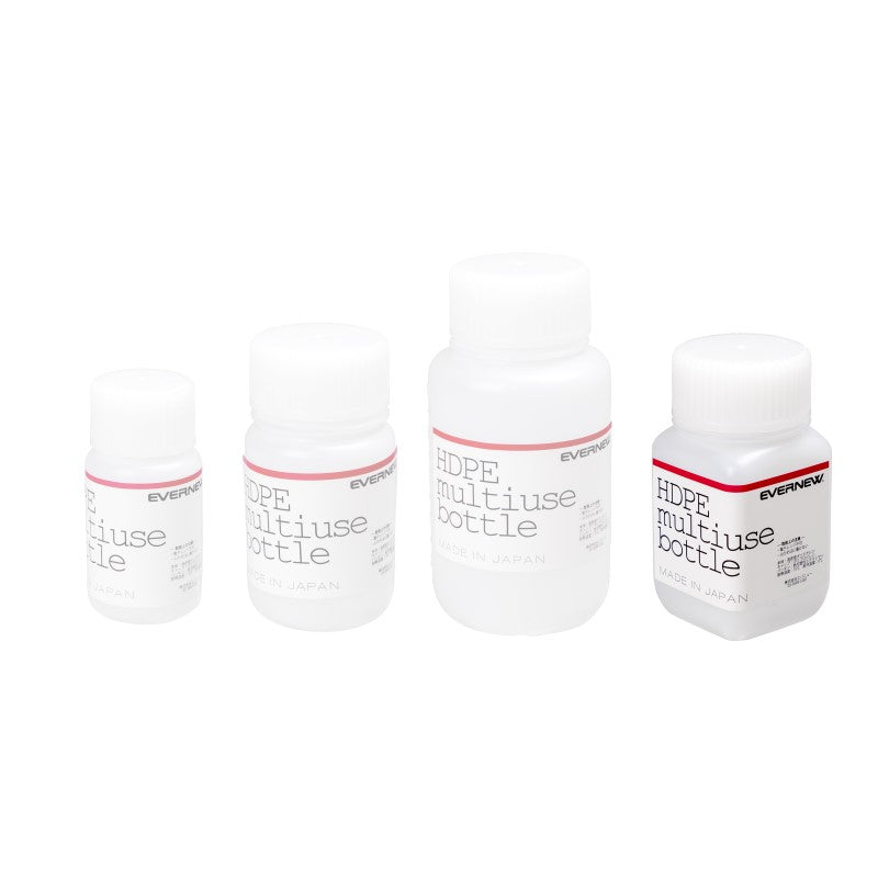 EVERNEW HDPE Multiuse Bottle 100ml Square EBY146
