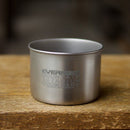 EVERNEW Ti Demitasse 220 NH ECA544 單層鈦杯