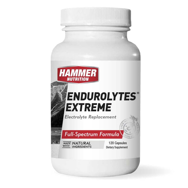 Hammer Nutrition Endurolytes® Extreme 電解膠囊 (120粒)