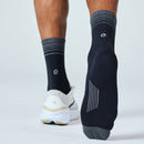 Feetures Elite Light Cushion Reflective Mini Crew Sock 跑步襪 Black Flash