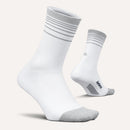Feetures Elite Light Cushion Reflective Mini Crew Sock 跑步襪 White Flash