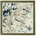 Fjallraven Swedish Classic Map Scarf 多用途圍巾 Green