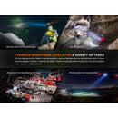 FENIX LD60R Mechanical Rotary Searching Flashlight 21000流明機械調光搜索手電筒