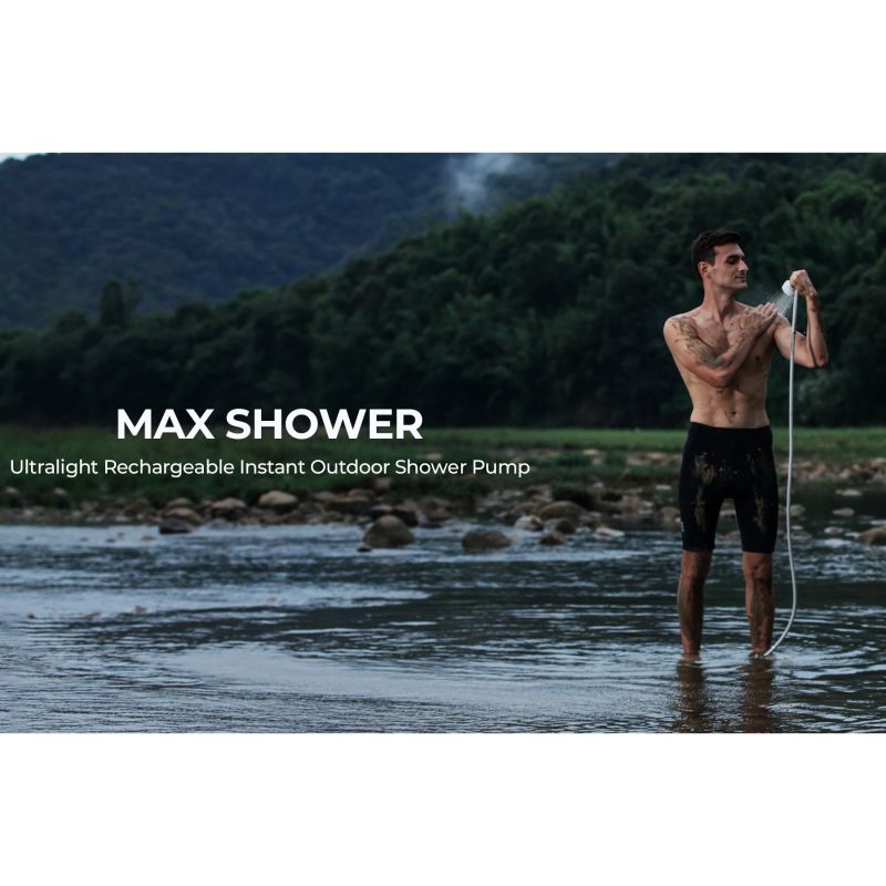 Flextail Max Shower 戶外充電花灑