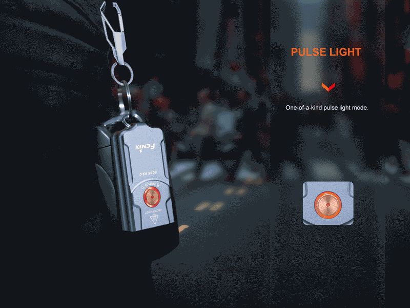 Fenix E03R v2.0 500 Lumens Keychain Flashlight
