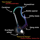 Outdoor Element Firebiner: Fire-starting Multitool Carabiner 多功能登山扣