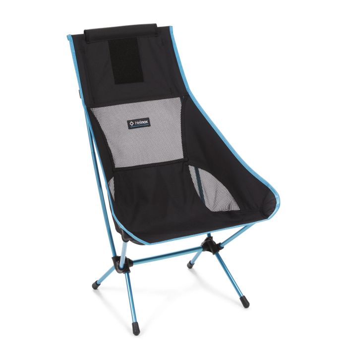 Helinox Chair Two 戶外高背露營椅 Black / F14 Cyan Blue