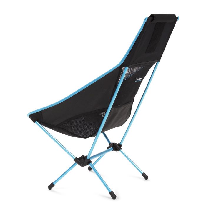 Helinox Chair Two 戶外高背露營椅 Black / F14 Cyan Blue