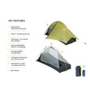 Nemo Hornet OSMO™ 1P Ultralight Backpacking Tent 一人超輕帳篷