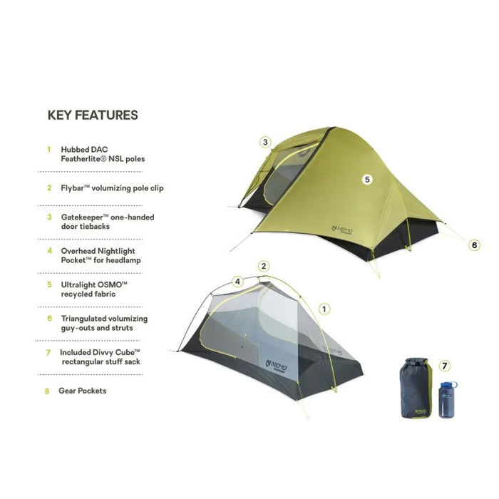 nemo firefly 2p tent Nemo Hornet OSMO™ 2P Ultralight Backpacking Tent