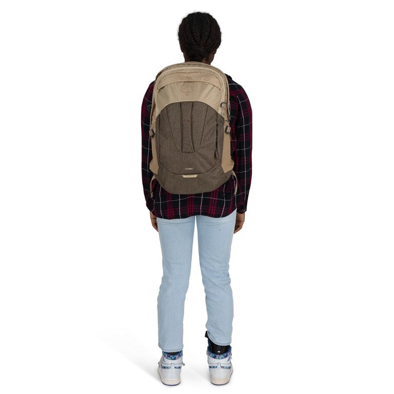 Osprey Comet 30 Backpack Alpaca Tan Latte Brown Heather